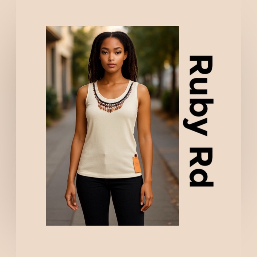 NWT RUBY RD Dressy Tank Top Size XL